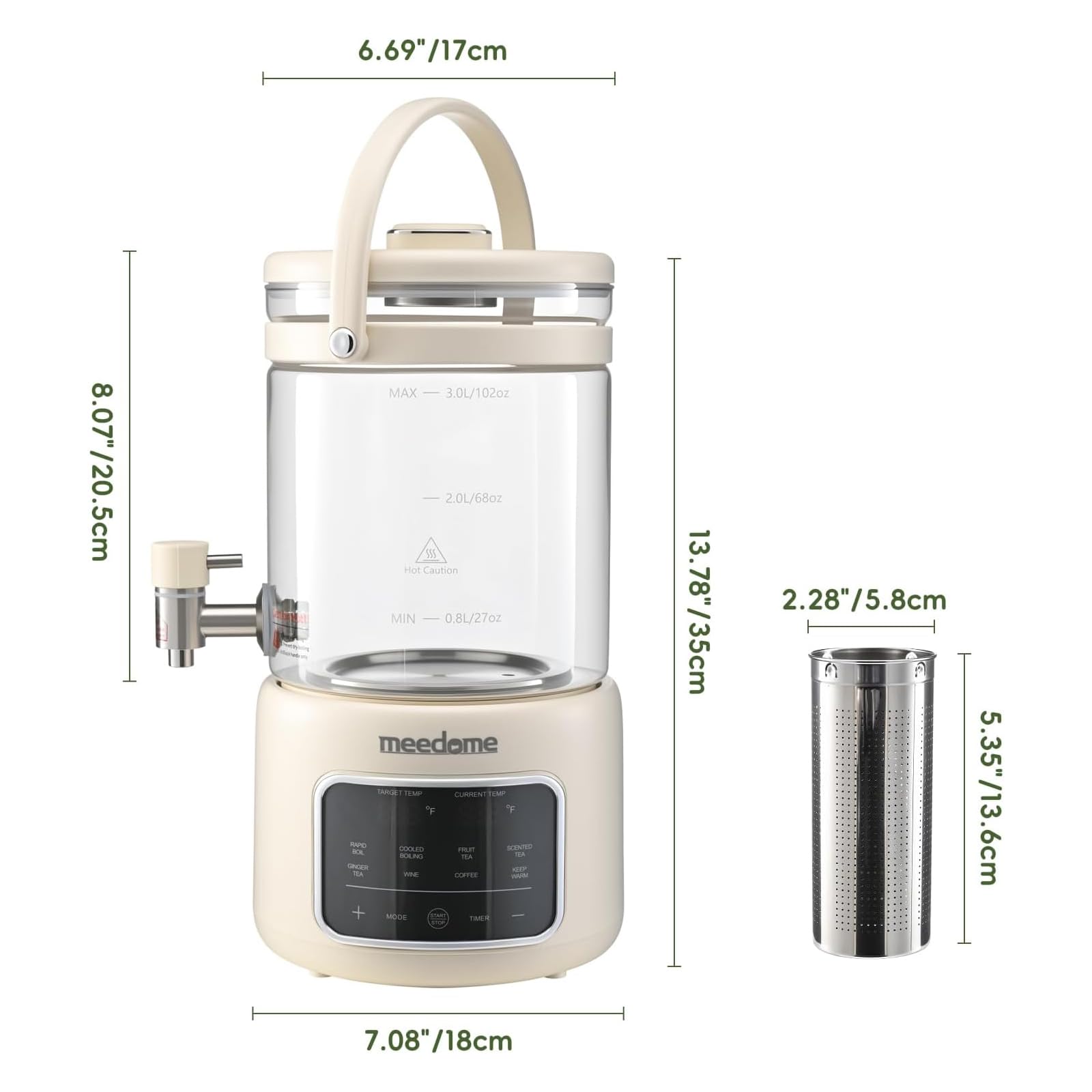 iced tea making with meedome 3l system