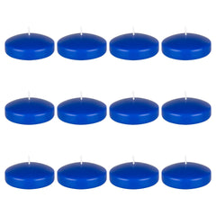 Mega Candles 12 pieces unscented dark blue floating candles
