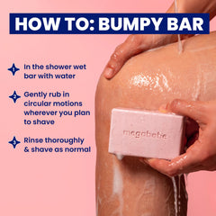 Megababe Bumpy Bar Pre-Shave Exfoliating Scrub solid bar