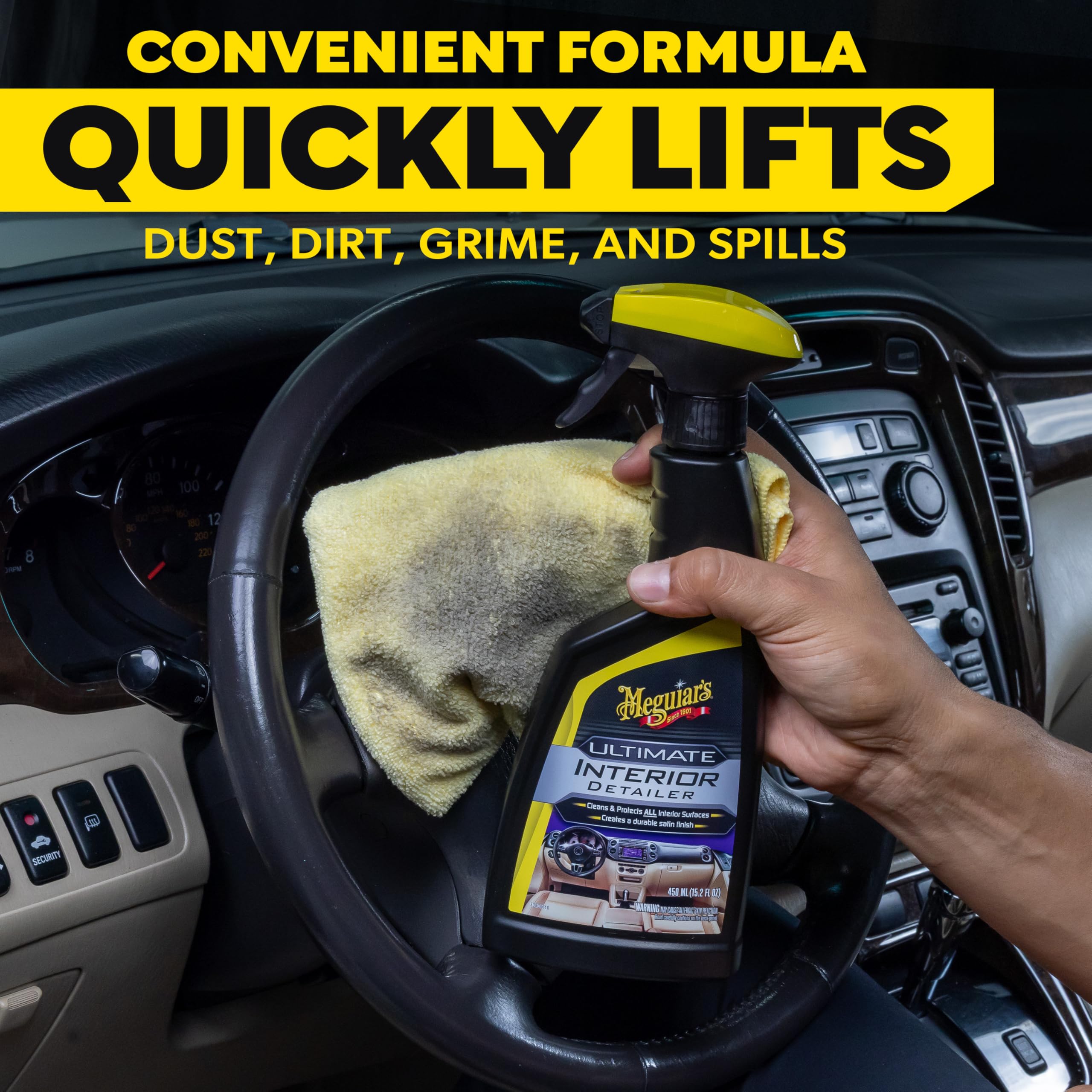 Meguiar's interior detailer safe on interior surfaces