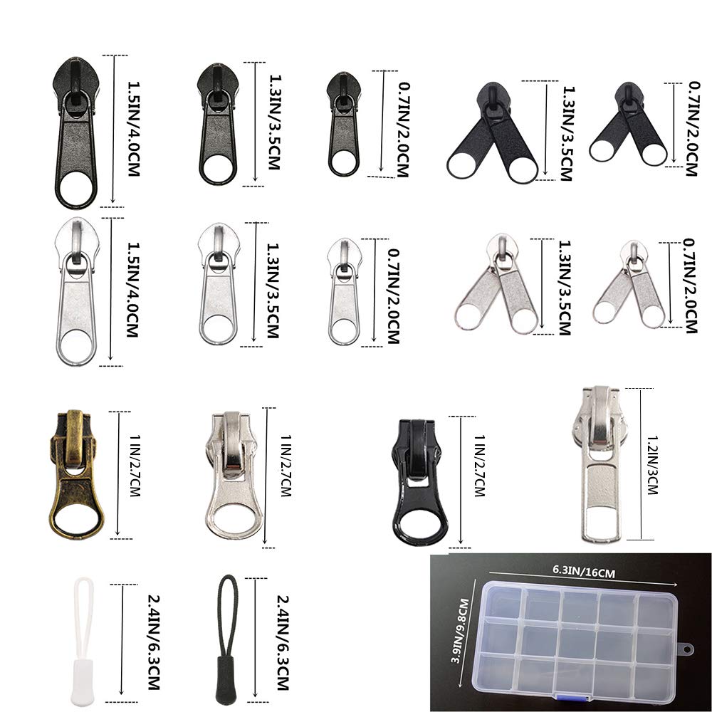 Compact storage case for Meikeer zipper repair kit