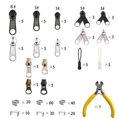 Zipper sliders 3 5 8 included in Meikeer kit