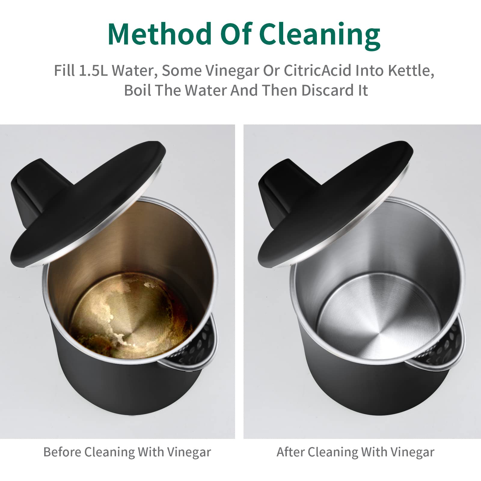 MEISON 1.7 L electric kettle packaging image