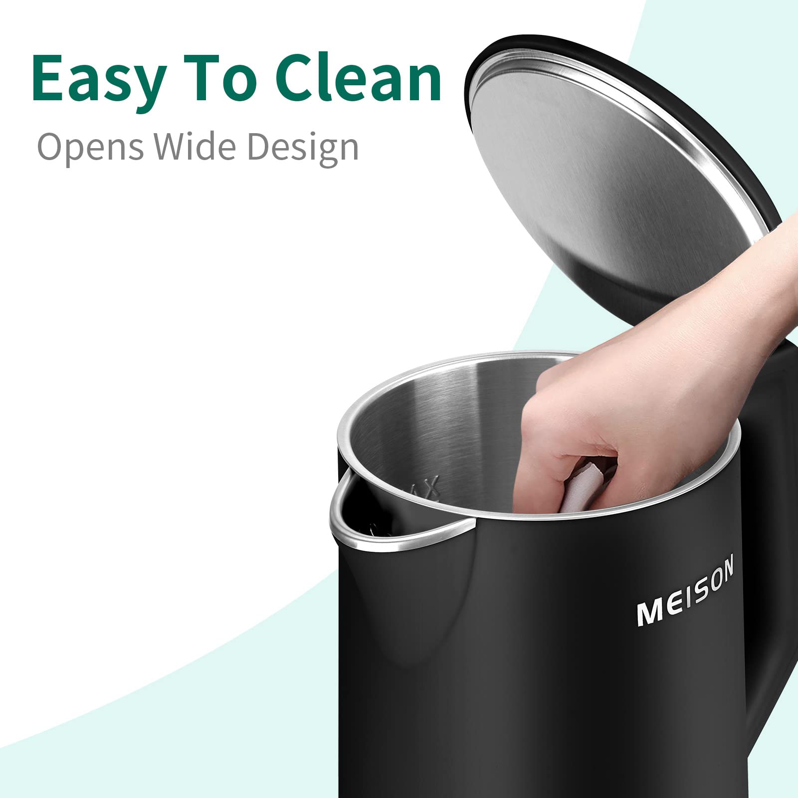 Interior food-grade stainless steel components MEISON kettle