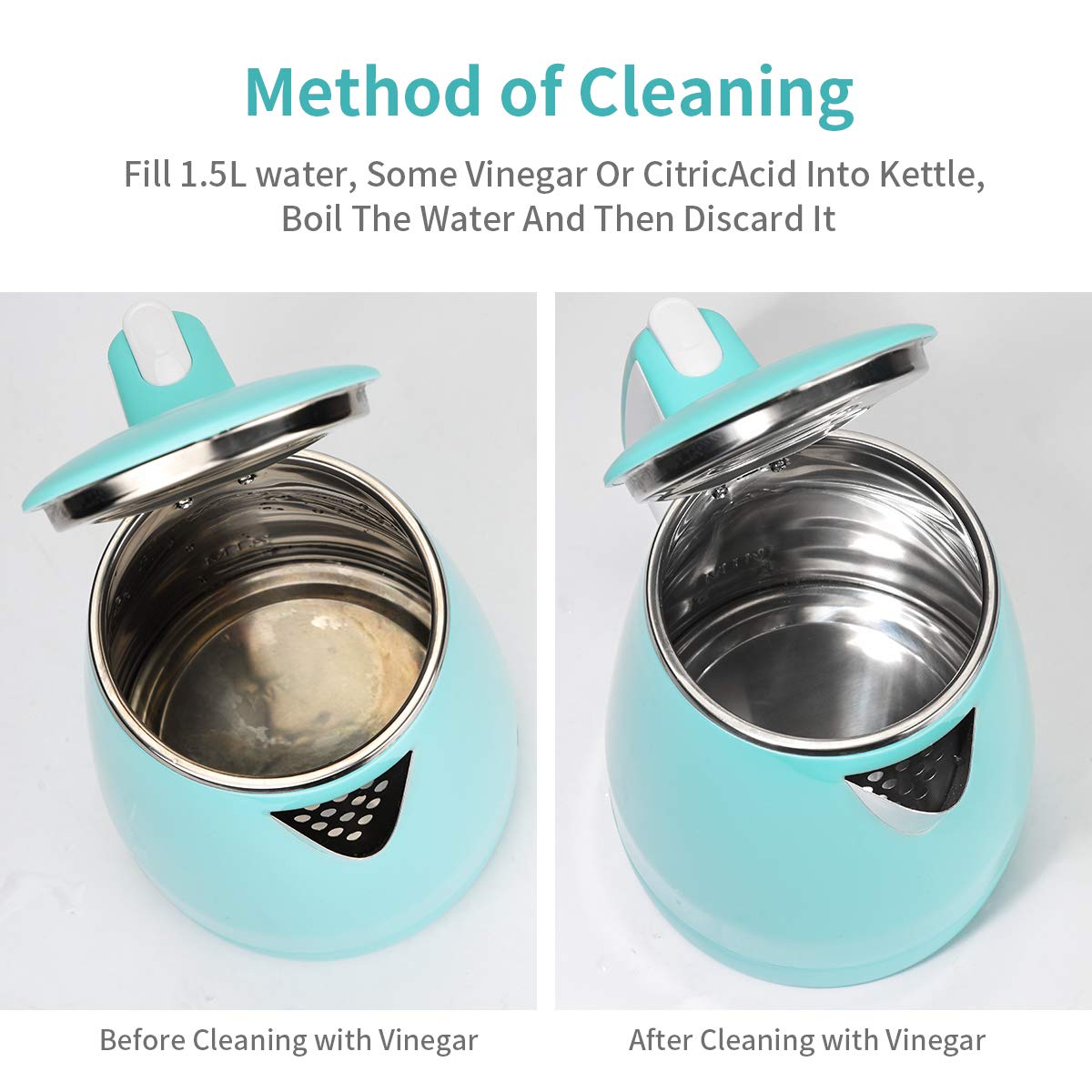 Wide mouth design for easy filling and cleaning