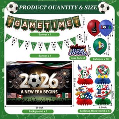MEIWUTIE eighteen 12-inch balloons for soccer party
