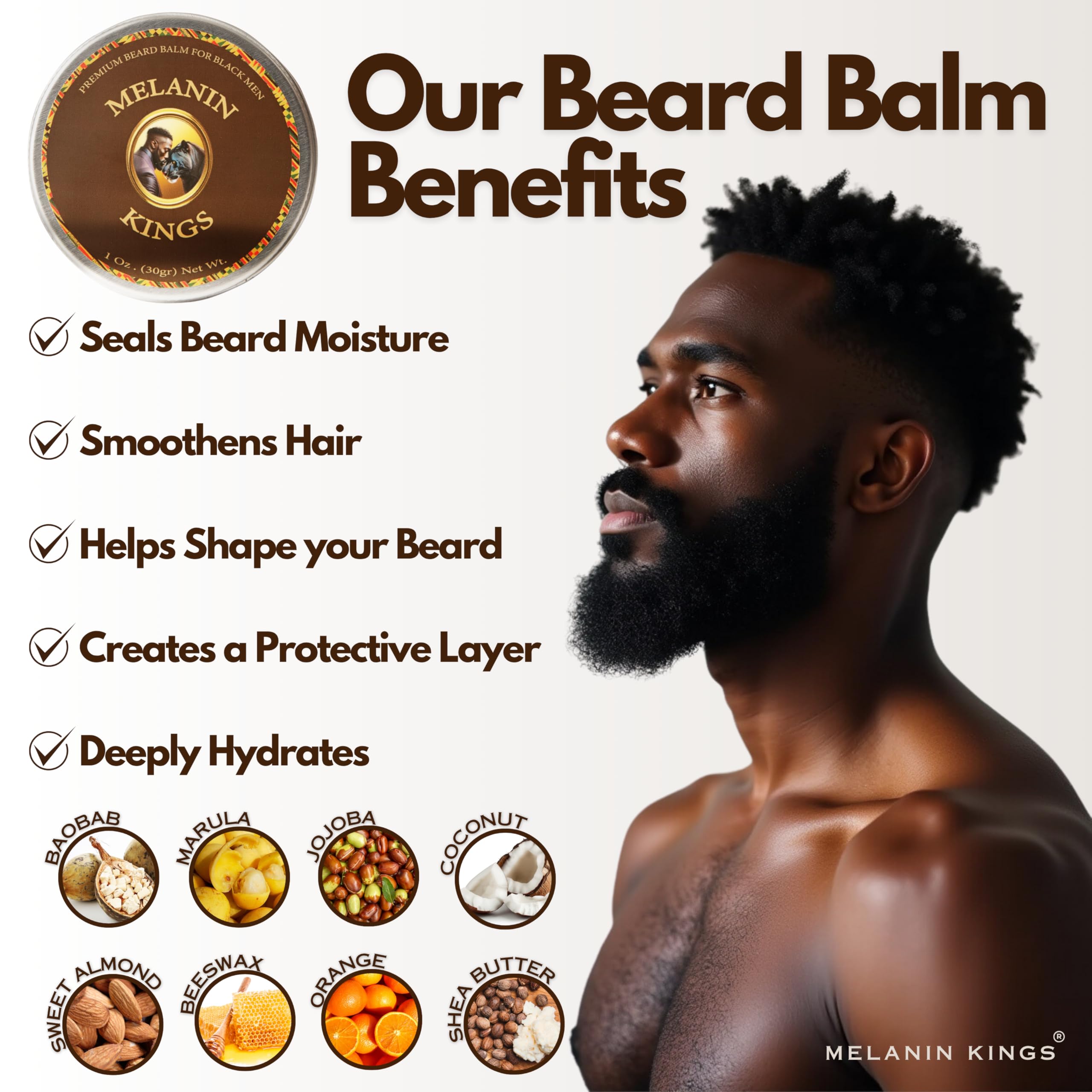 Trimming scissors included with Melanin Kings kit