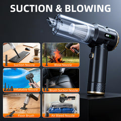 7 nozzles and 2 brush heads included in Melising kit