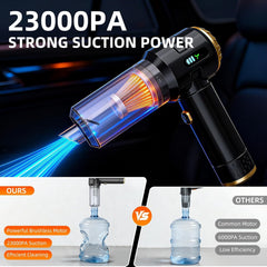 Melising handheld vacuum cleaner cordless compact design
