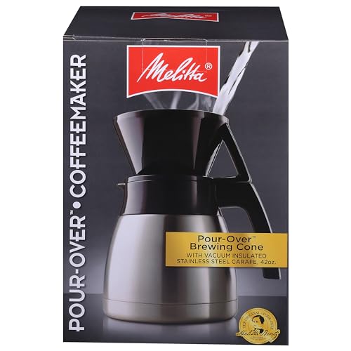 Stainless steel carafe and plastic top from Melitta set
