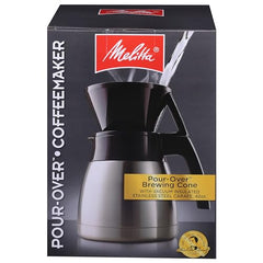 Stainless steel carafe and plastic top from Melitta set