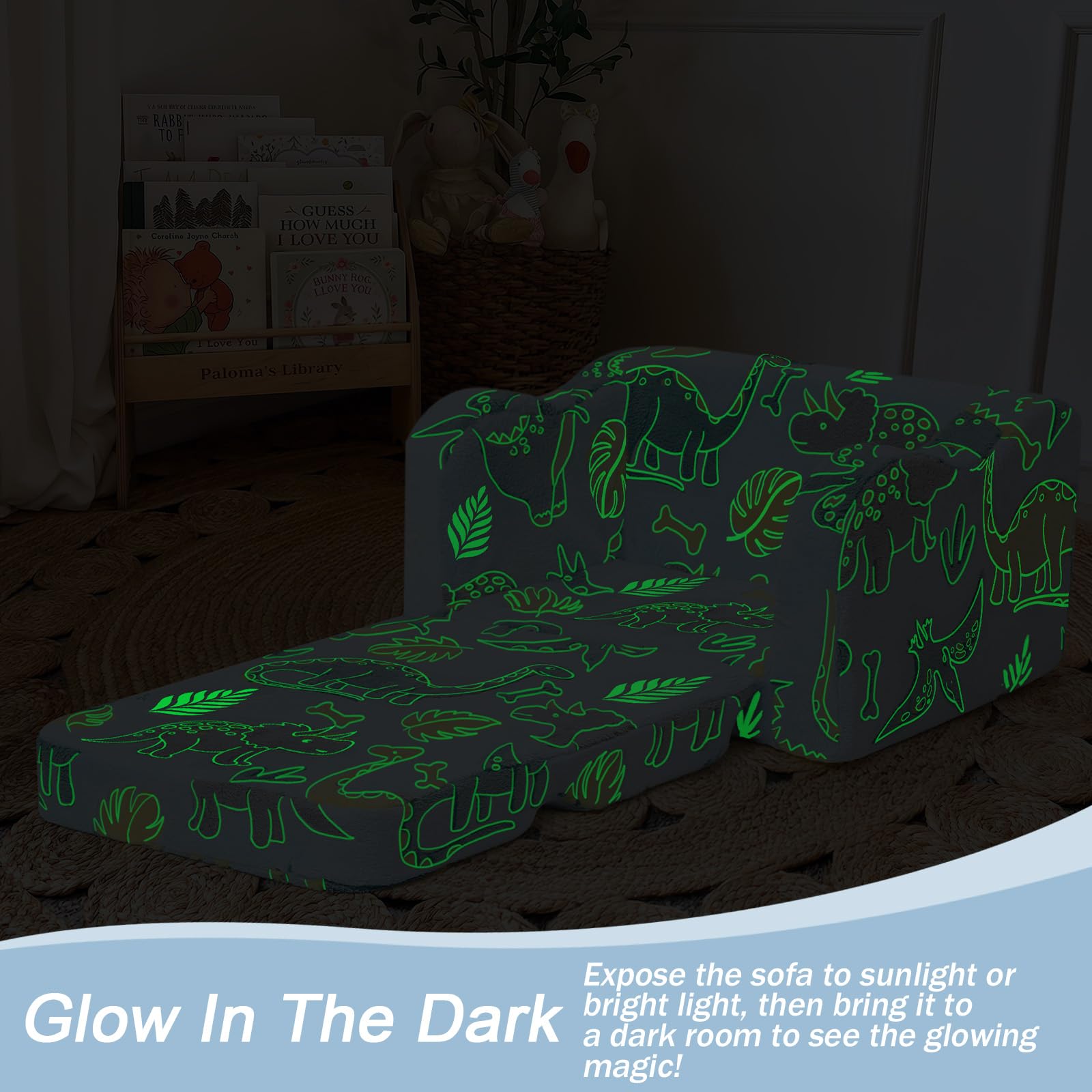 Soft high-density foam seat with plush fabric