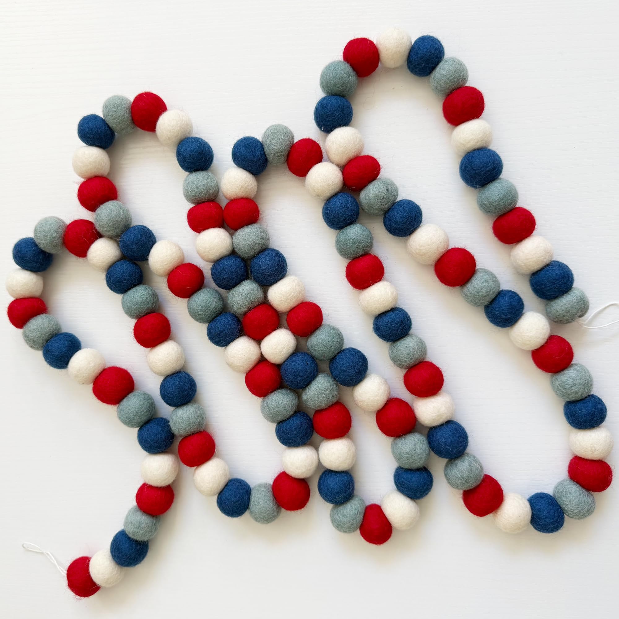 4th of July decorations for front door entryway or stairs