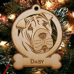 Memorial dog ornament handmade in the USA
