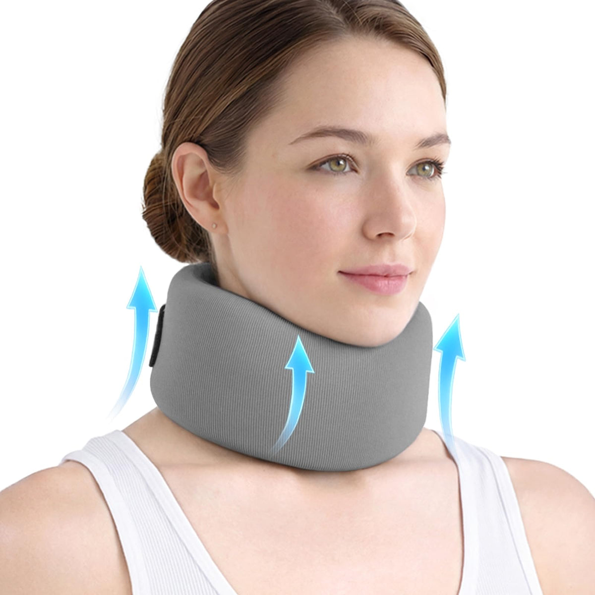 Memory Foam Neck Brace front view showing lightweight design