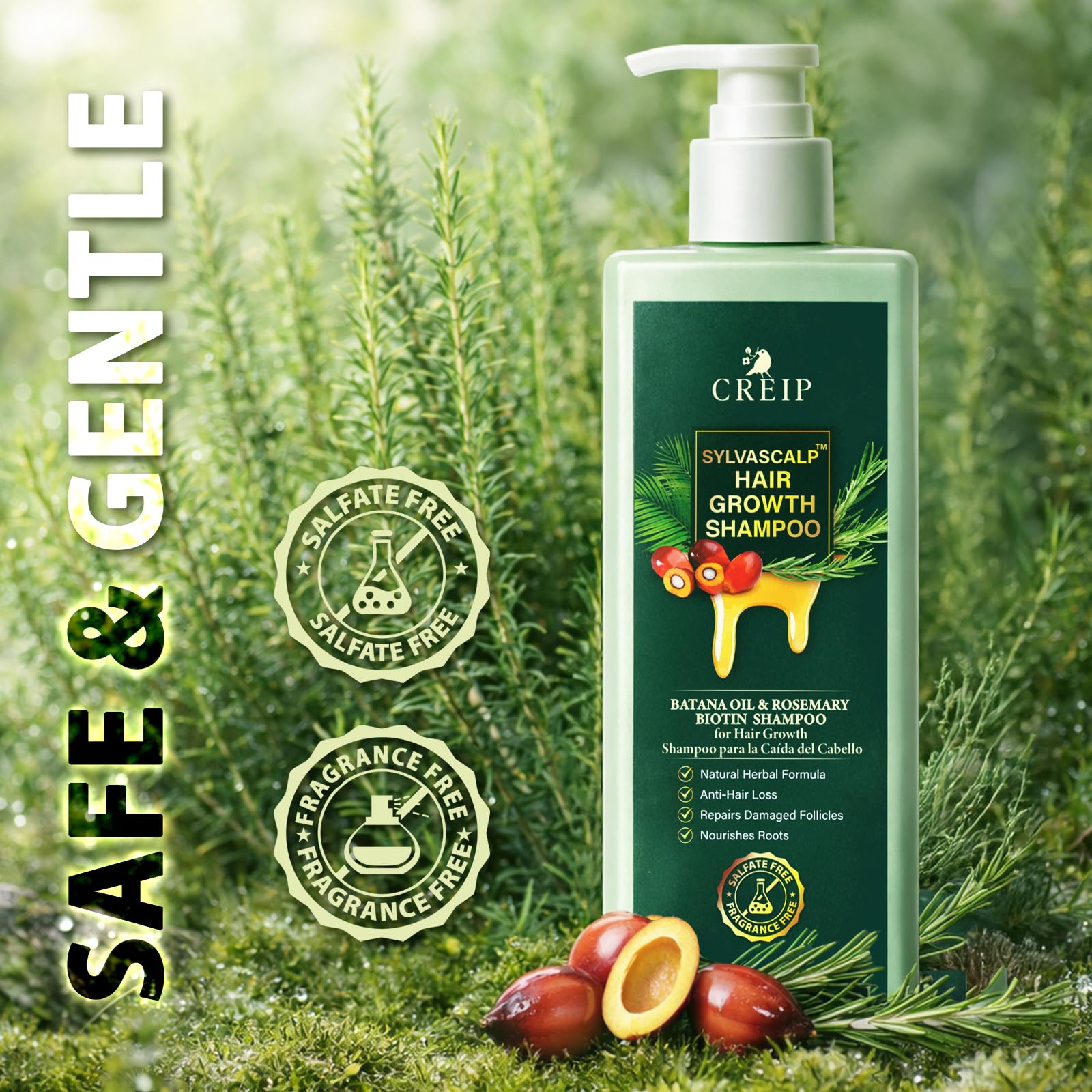 for men and women hair growth shampoo product