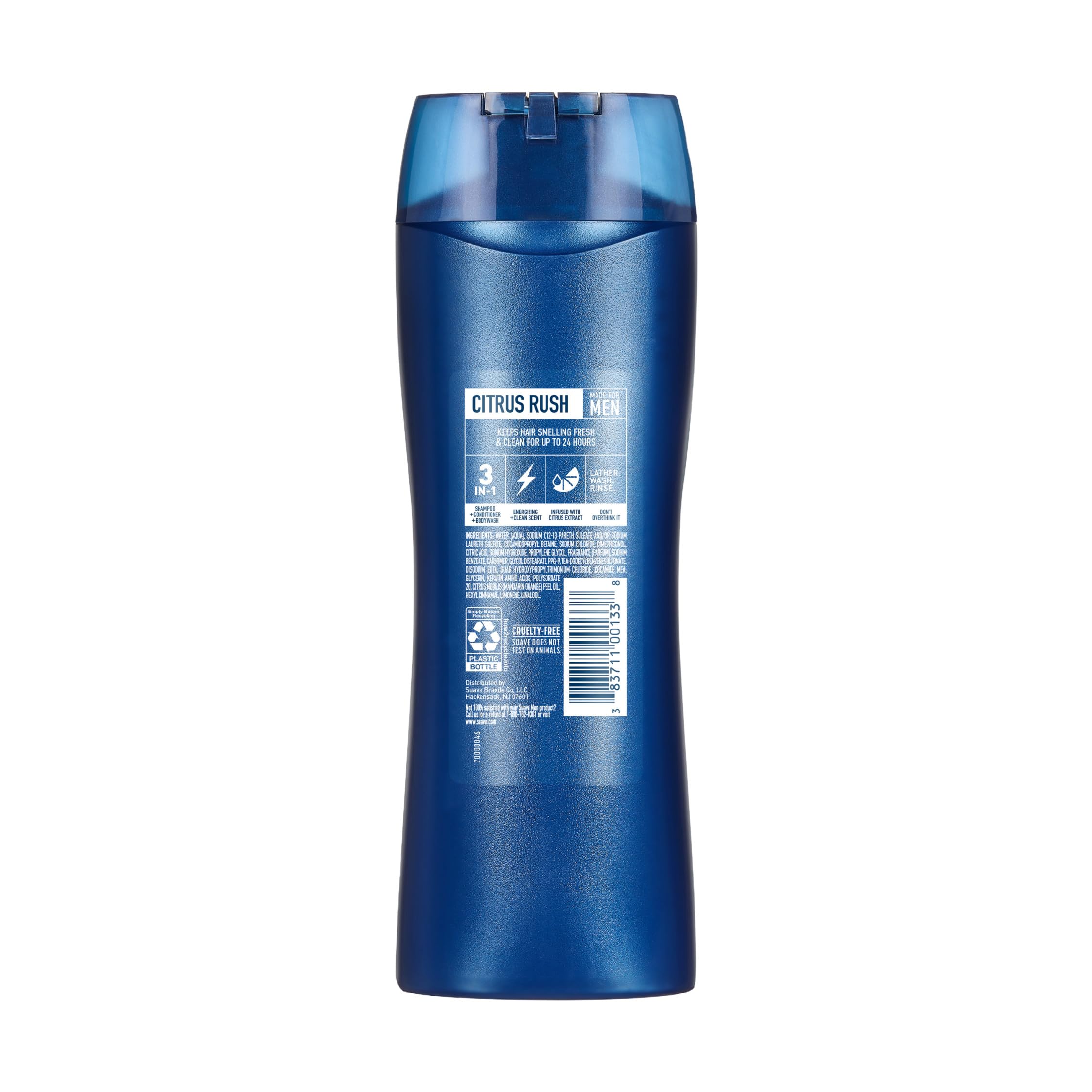 6-pack box of Suave+ Citrus Rush 3-in-1