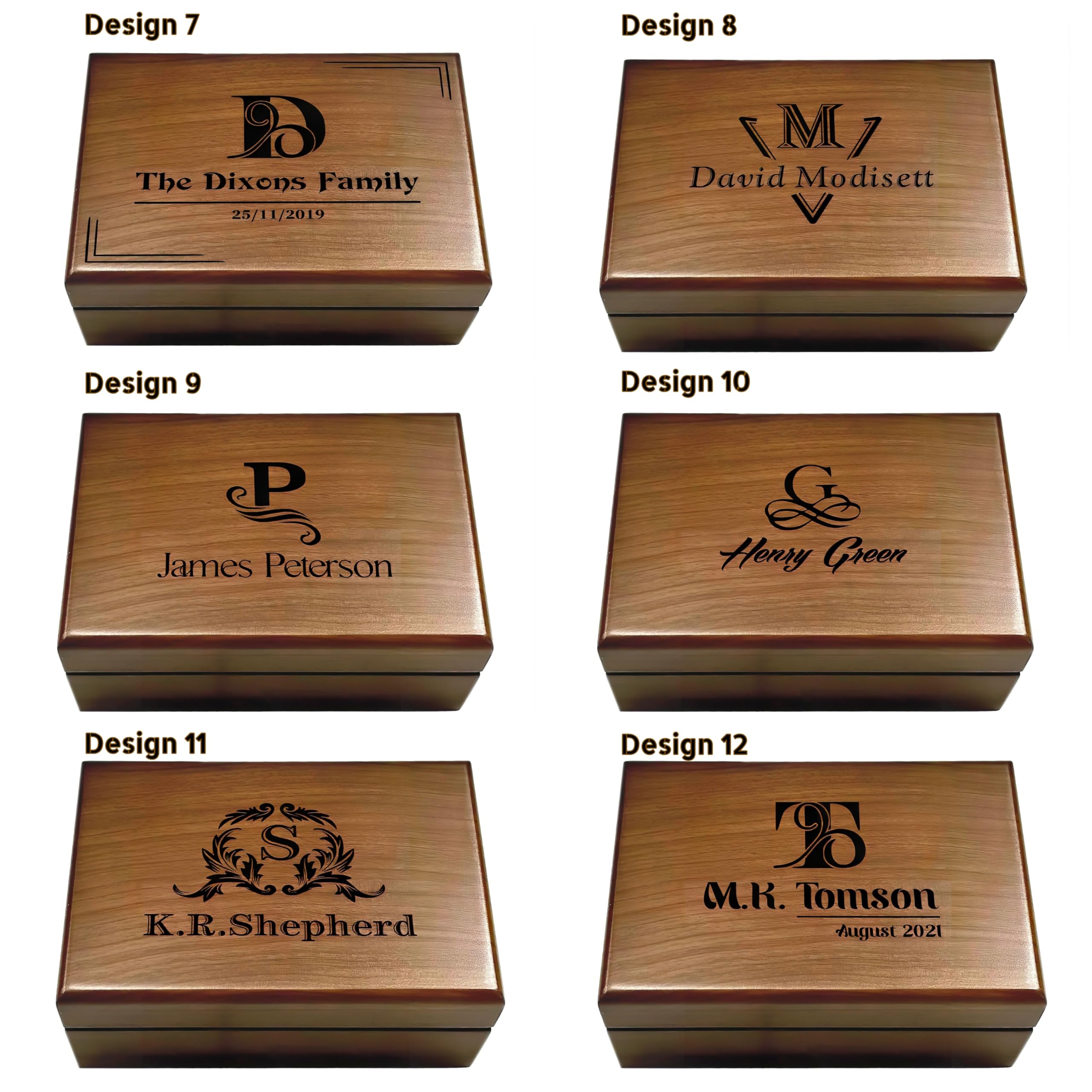 Men's keepsake gift box suitable for anniversaries weddings birthdays