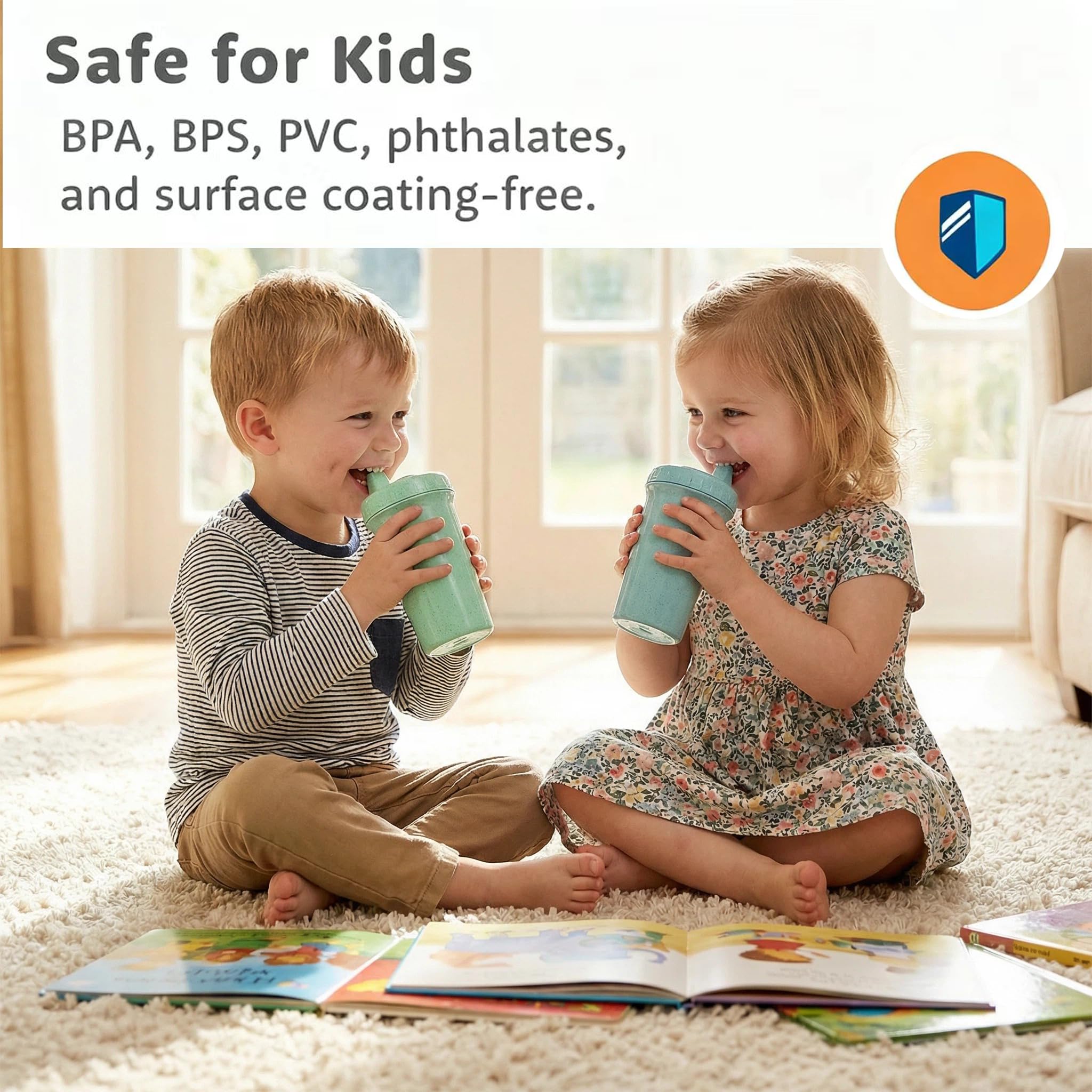 Meolibour sippy cups dishwasher safe for easy cleaning