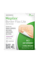 Mepilex Border Flex Lite 3x3 in dressing close up