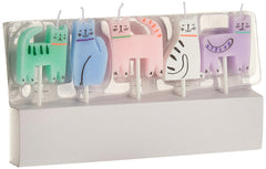 Cat candle set with various colors by Meri Meri