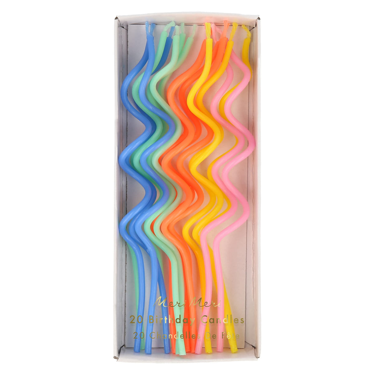 Meri Meri Swirly Tall Cake Candles set of 20