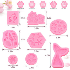 Flexible food grade silicone mold suitable for candy fondant and cake decor