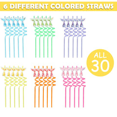 mermaid tail plastic straws 10.4 inches long