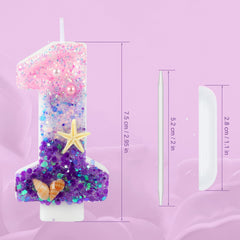 Includes candle holder for stability on cake