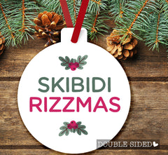 Merry Rizz mas stocking stuffer ornament for tweens and teens
