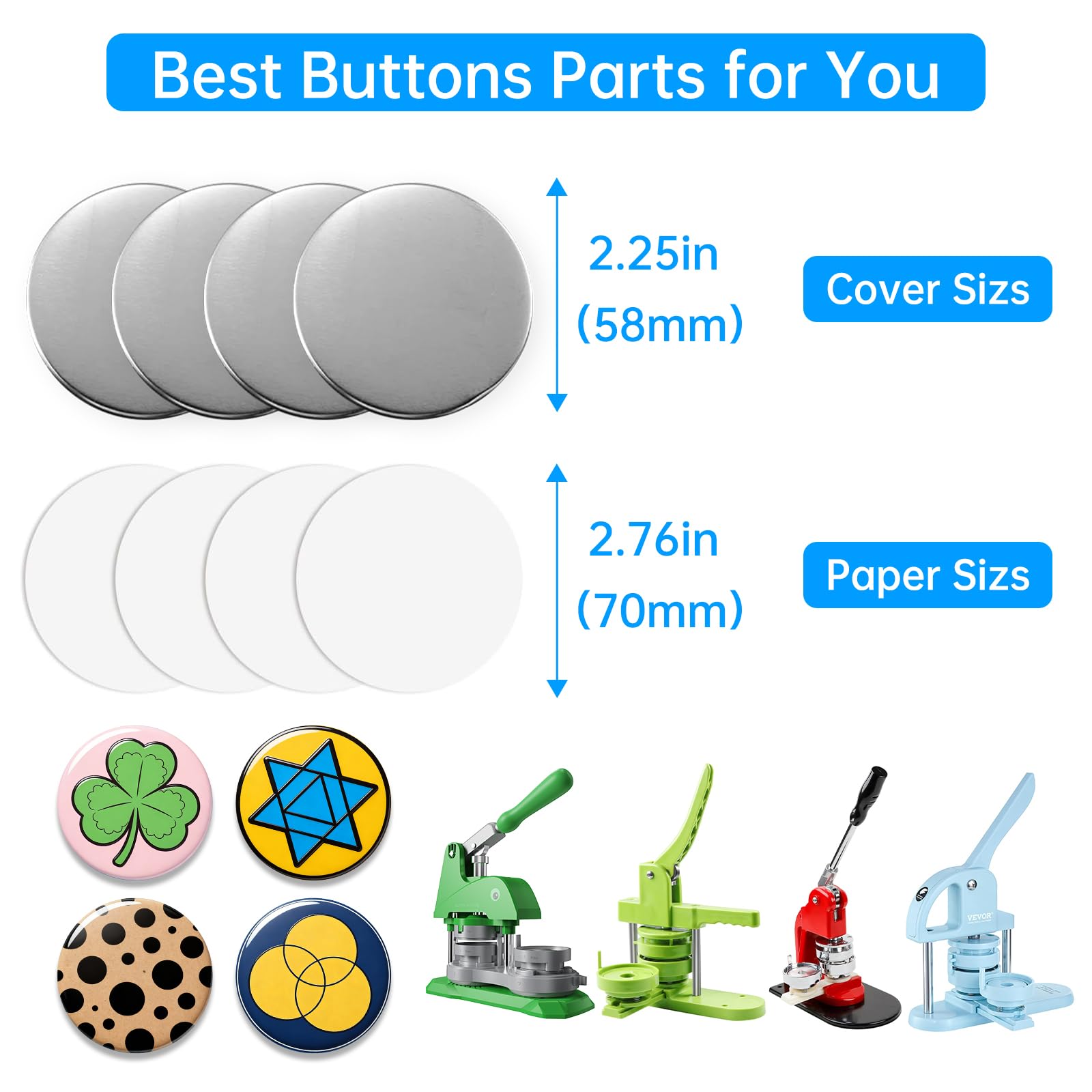 58mm metal front cover image
