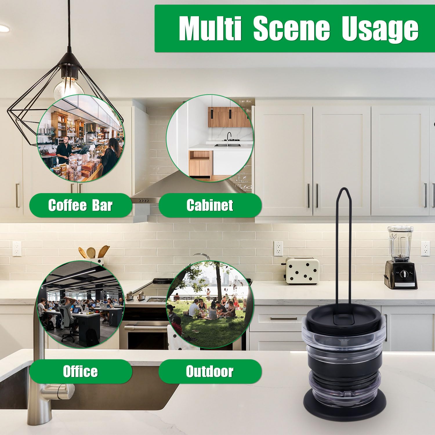 black metal lid organizers for kitchen countertops