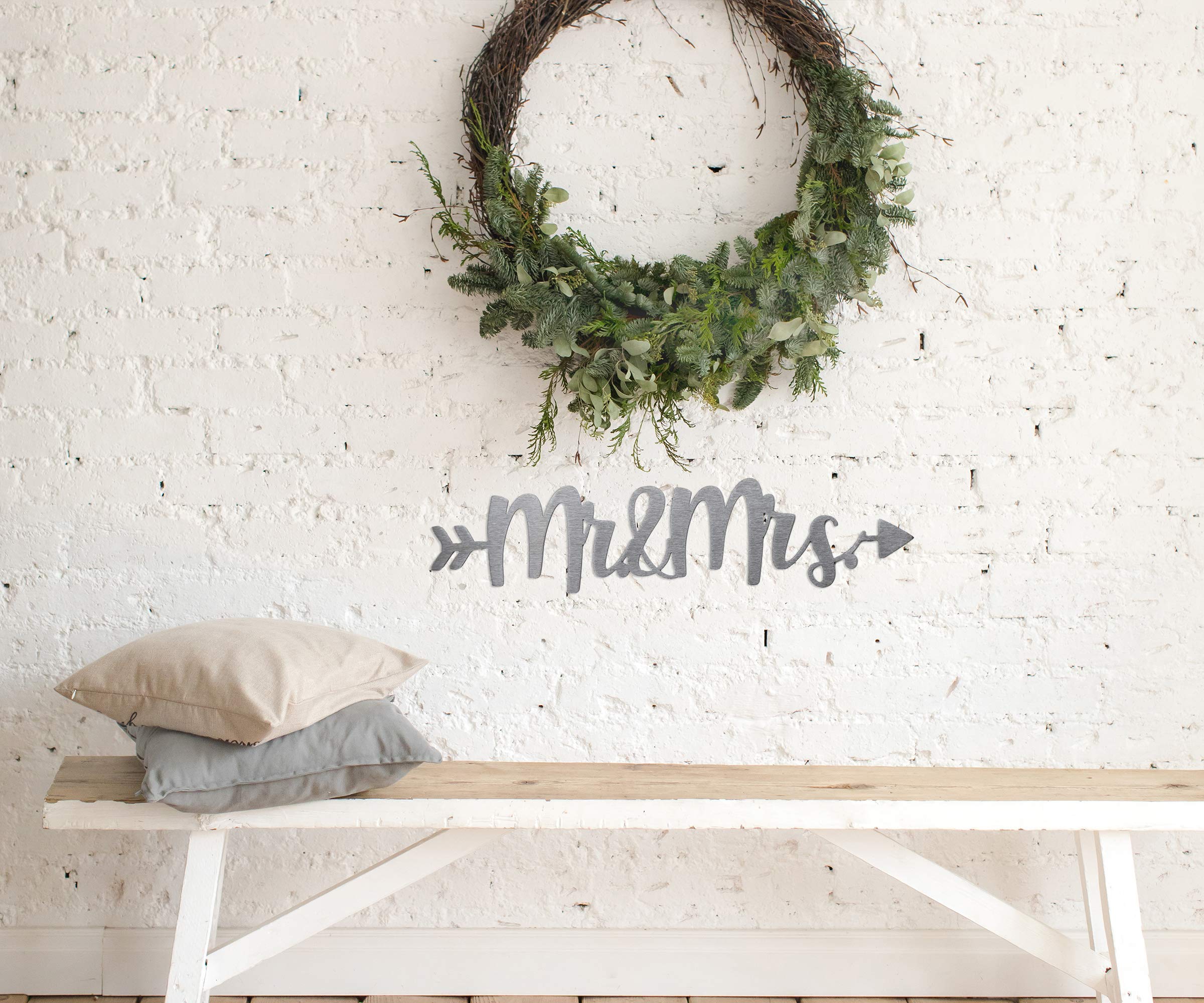 Custom metal name sign for bedrooms and nurseries