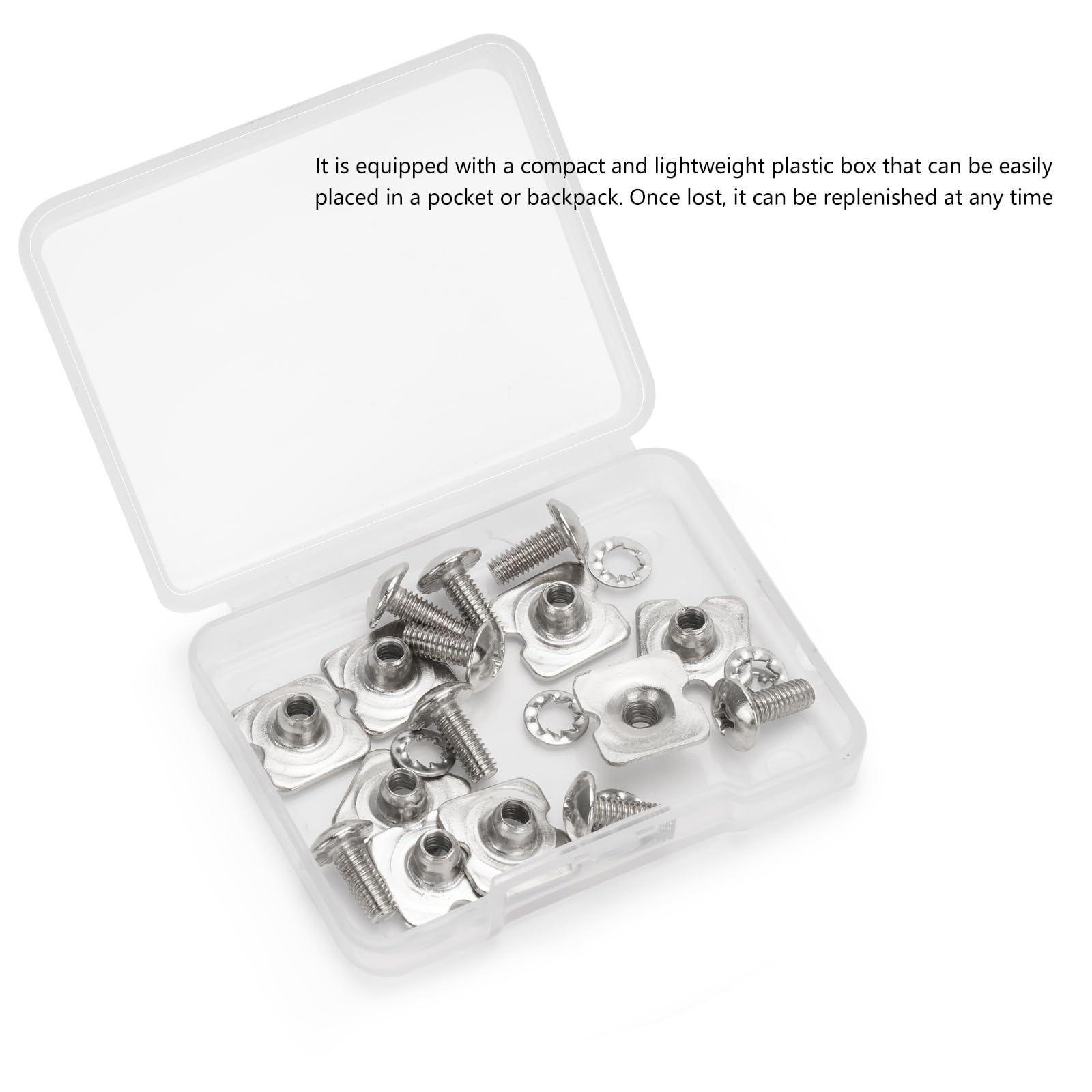 8 sets of football back plate screws including washers