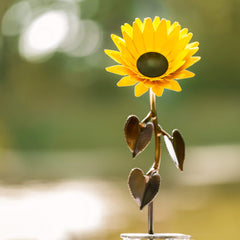 Metal Sunflower iron 6th powder coated glossy finish