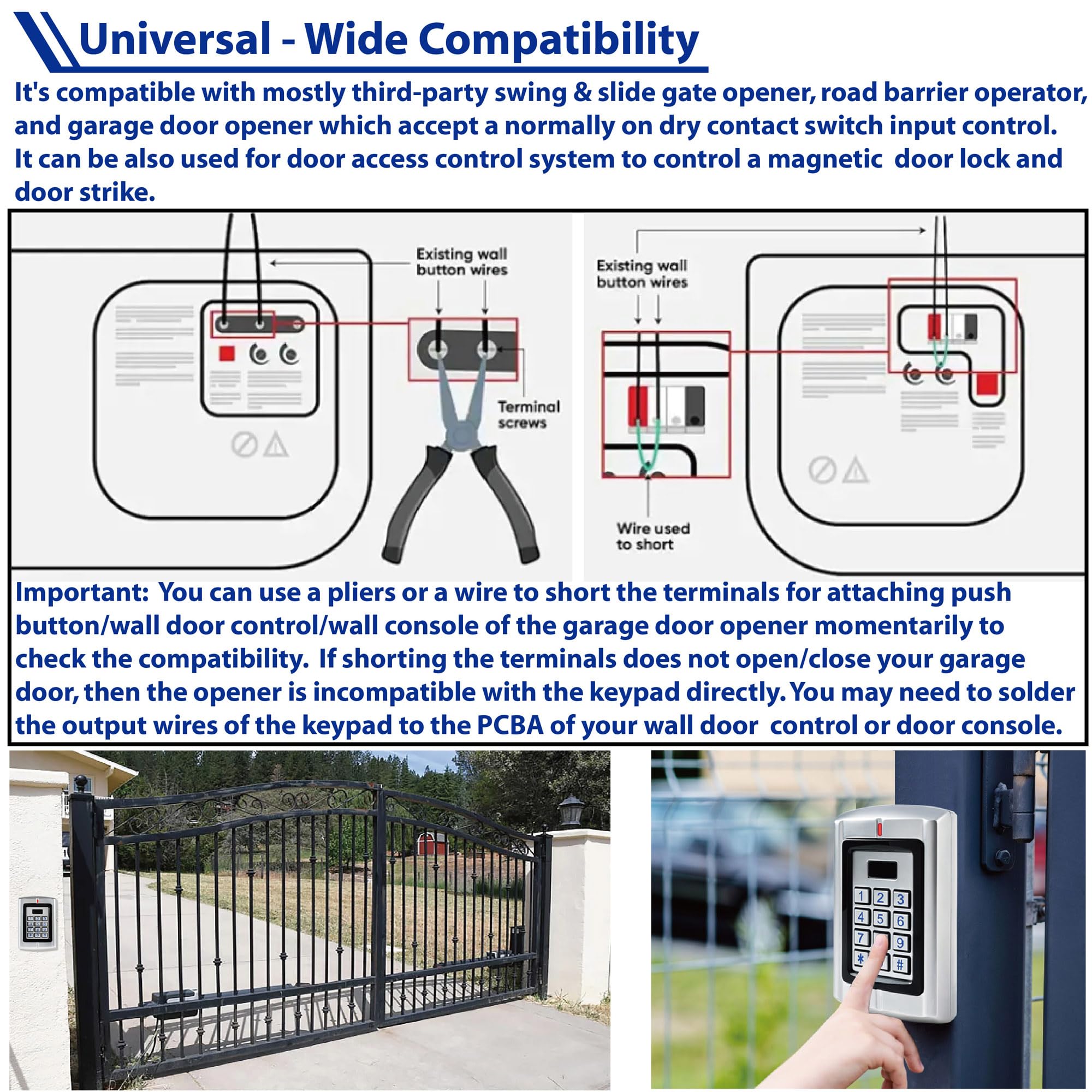 Tamper-resistant zinc alloy enclosure for outdoor security keypad