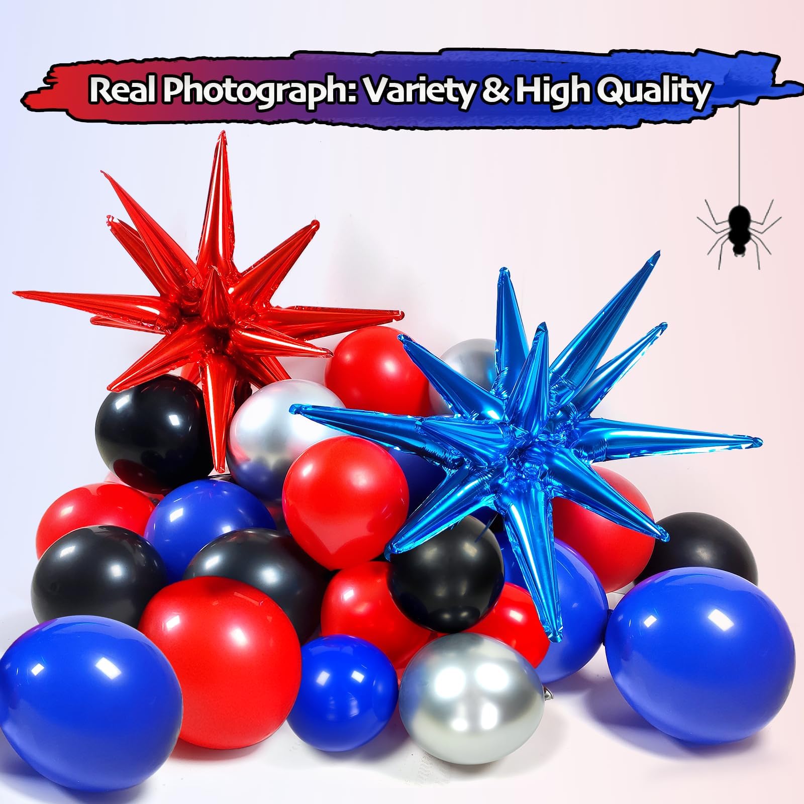 metallic silver balloons 10in and 5in for arch kit
