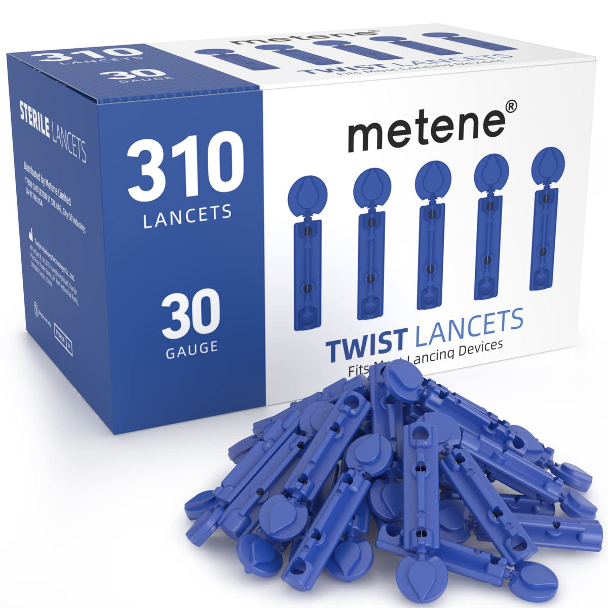 Metene 310 Lancets 30G 0.31mm outer diameter