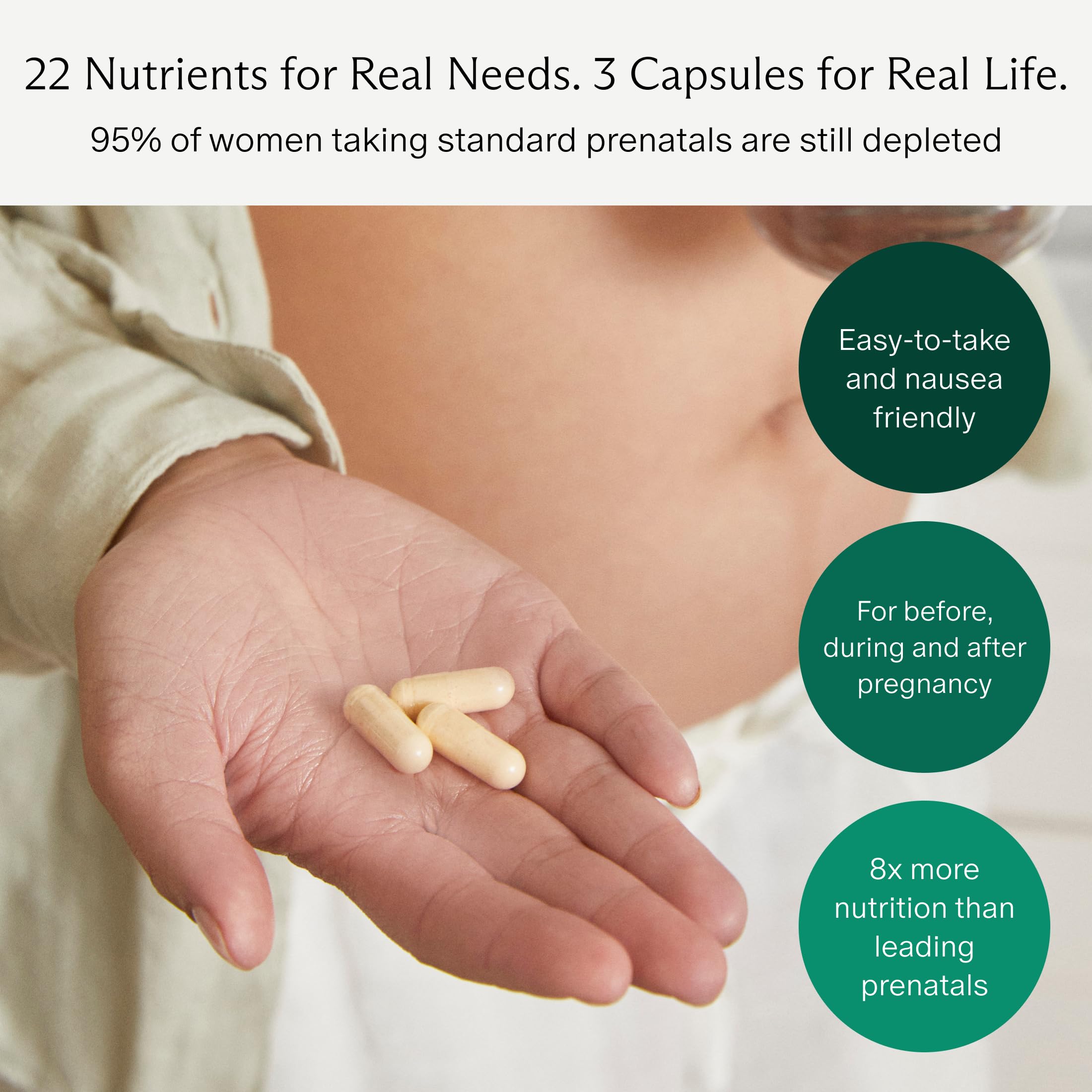 Methylfolate B9 and B12 forms in prenatal vitamins
