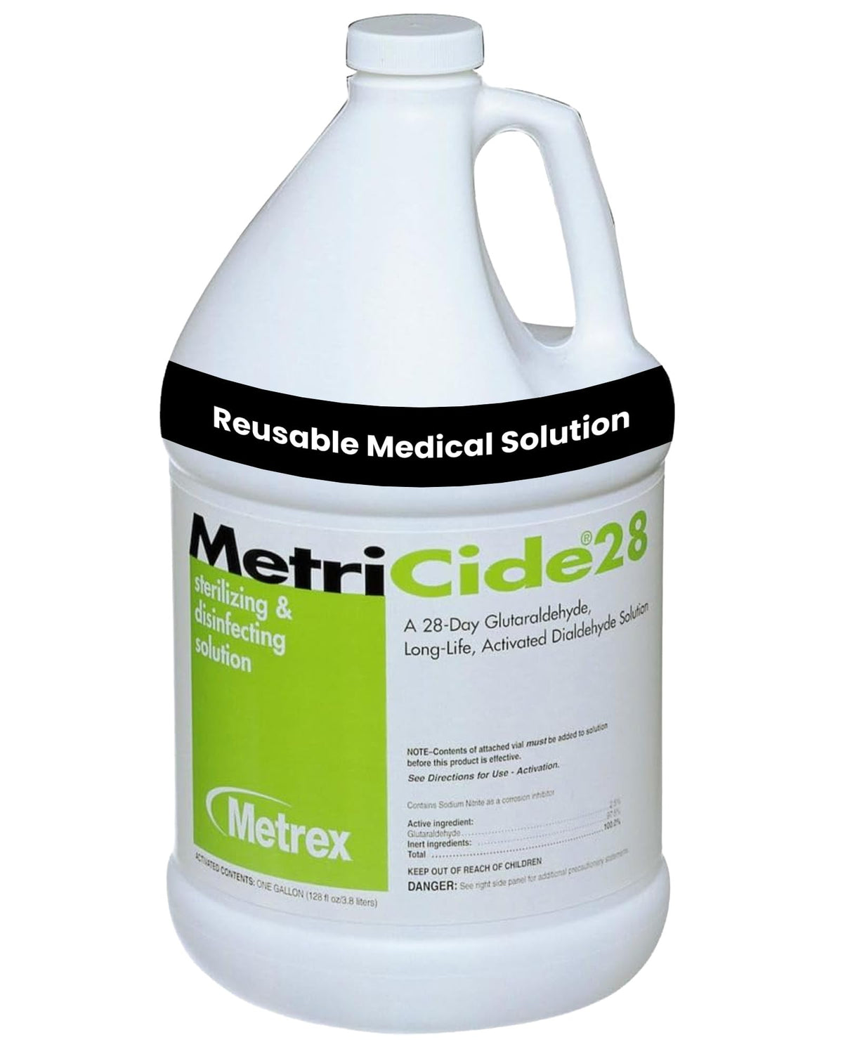 Metrex MetriCide 28 Sterilizing Solution 1 gallon container