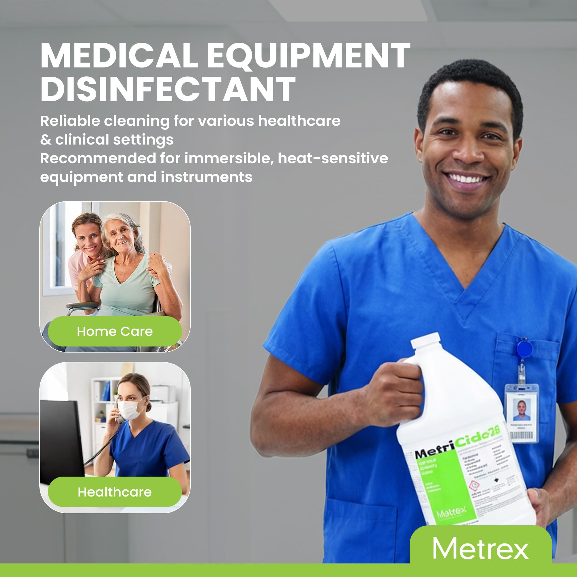 MEC monitoring with MetriTest 1.8% strips for Metricide 28
