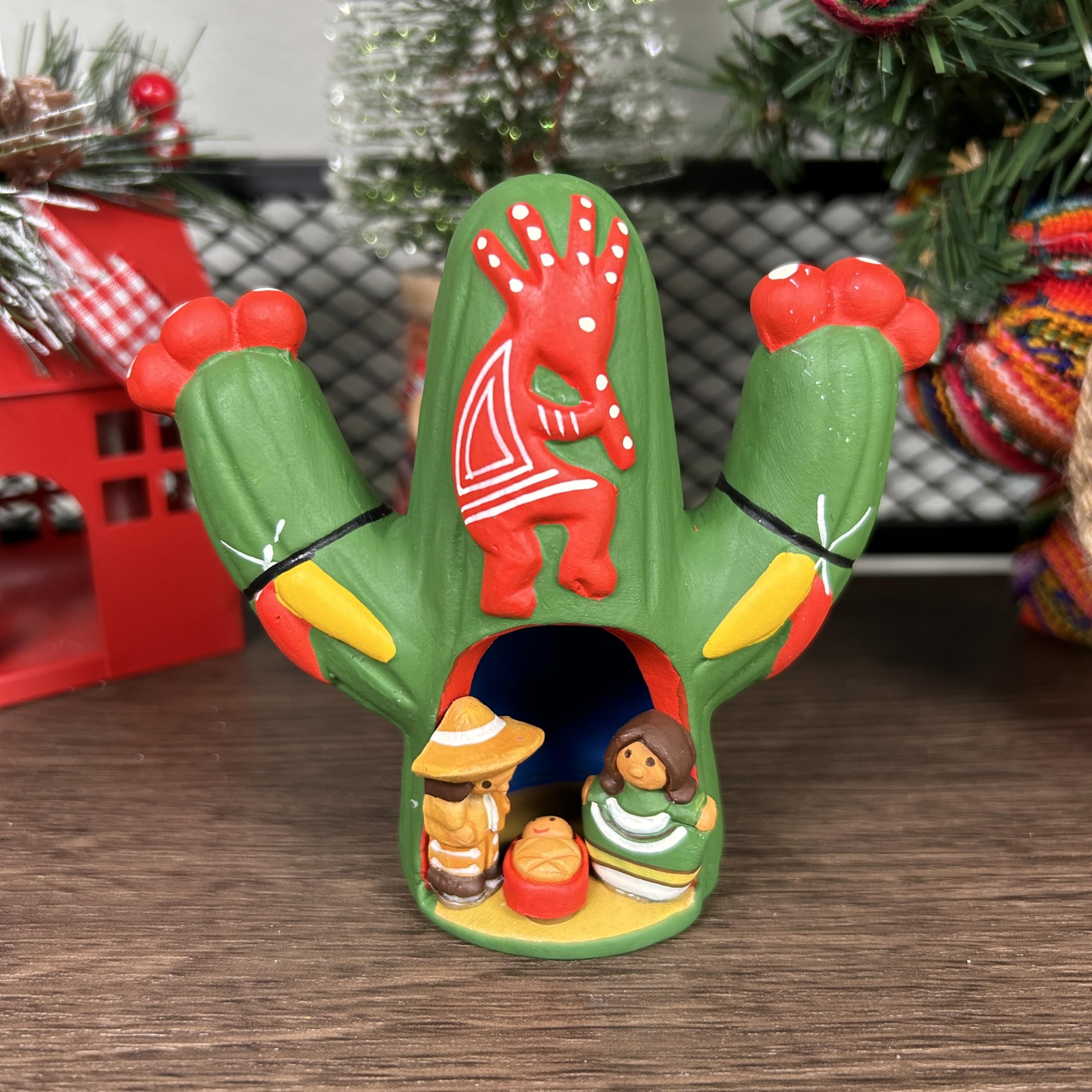 Indoor Christmas decor nativity scene ornament