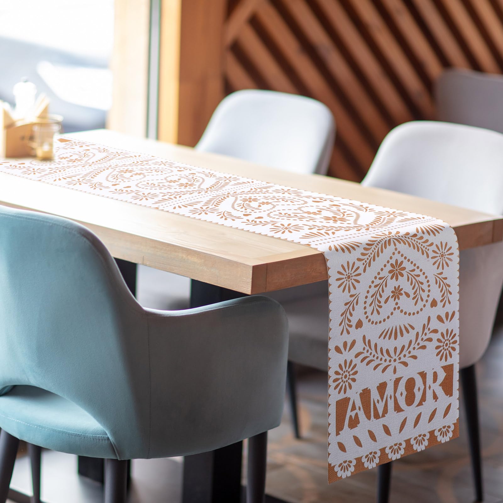 Dia De Los Muertos table decor table runner