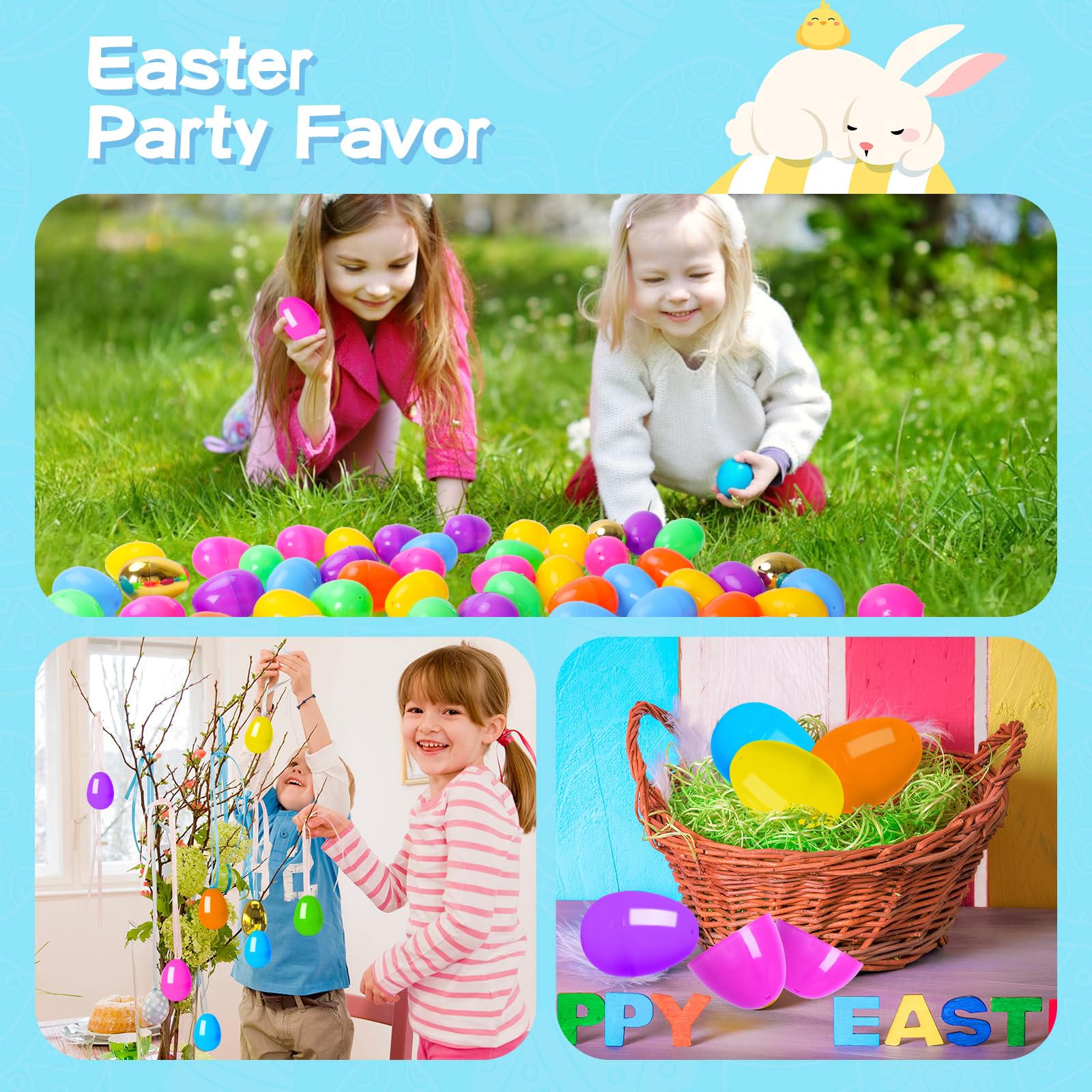 Easter egg hunt supplies MGparty fillable eggs