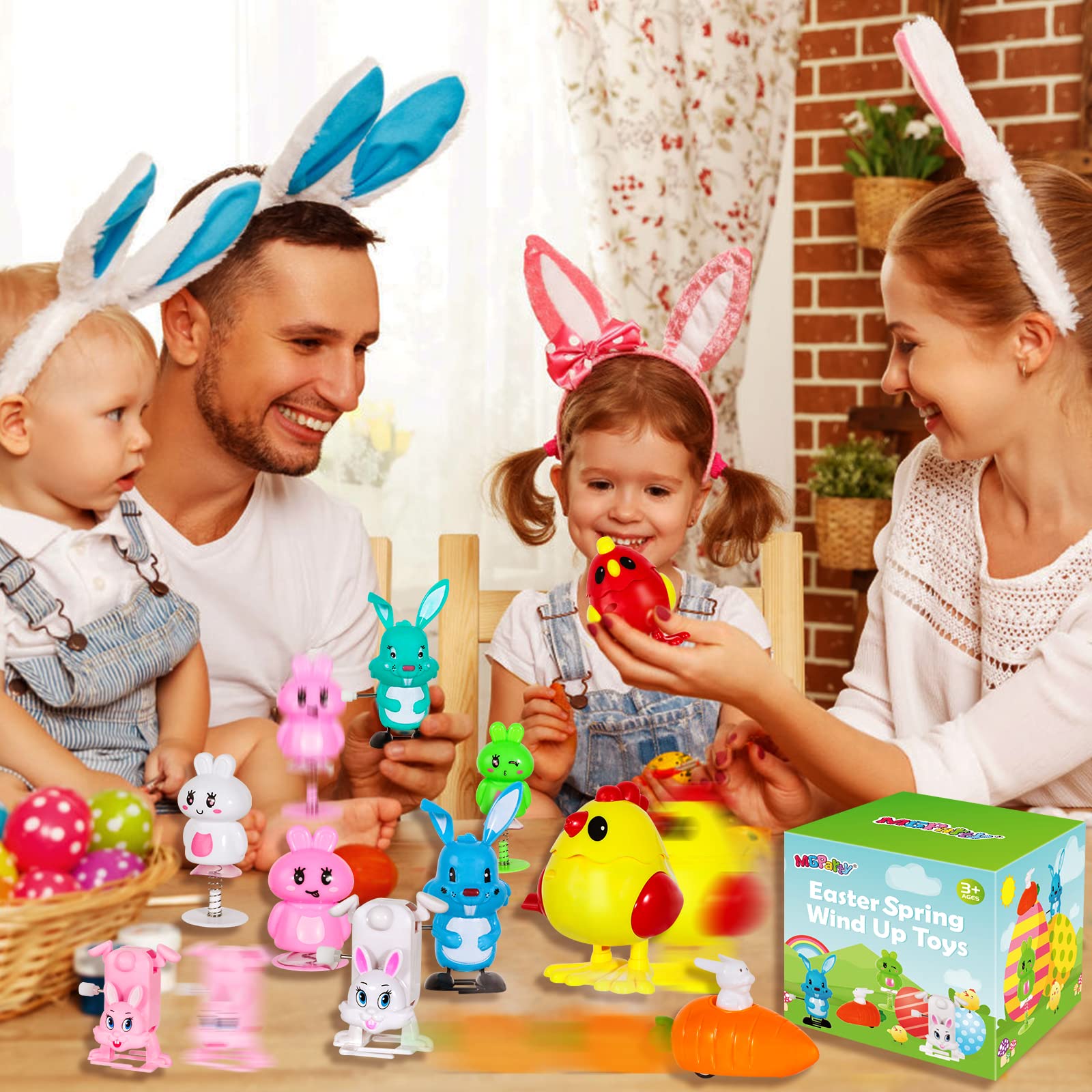 MGparty Easter party favors wind up toys packaging