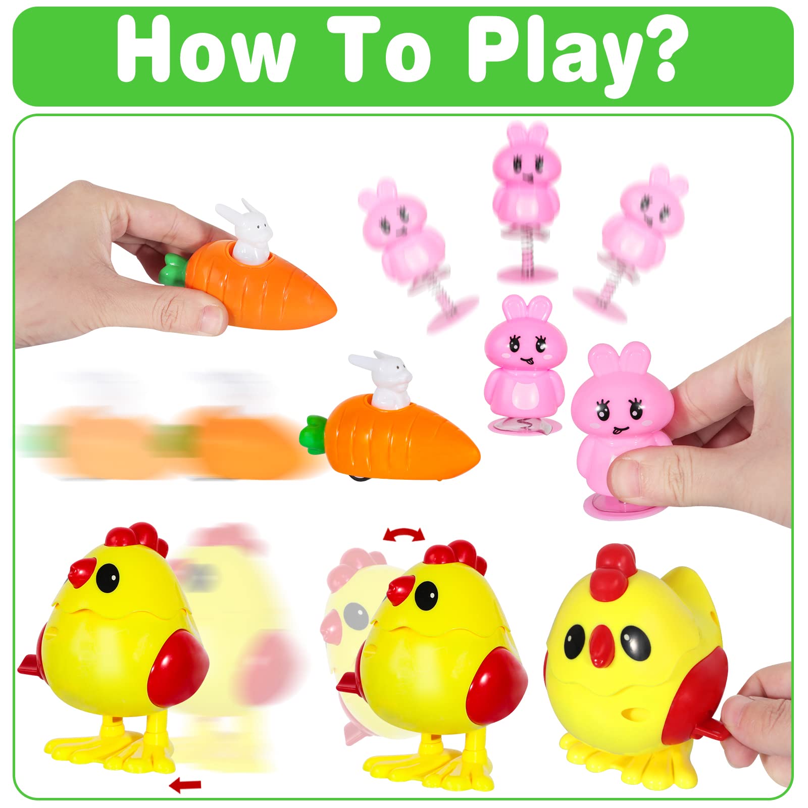 MGparty bunny wind up toy walking action