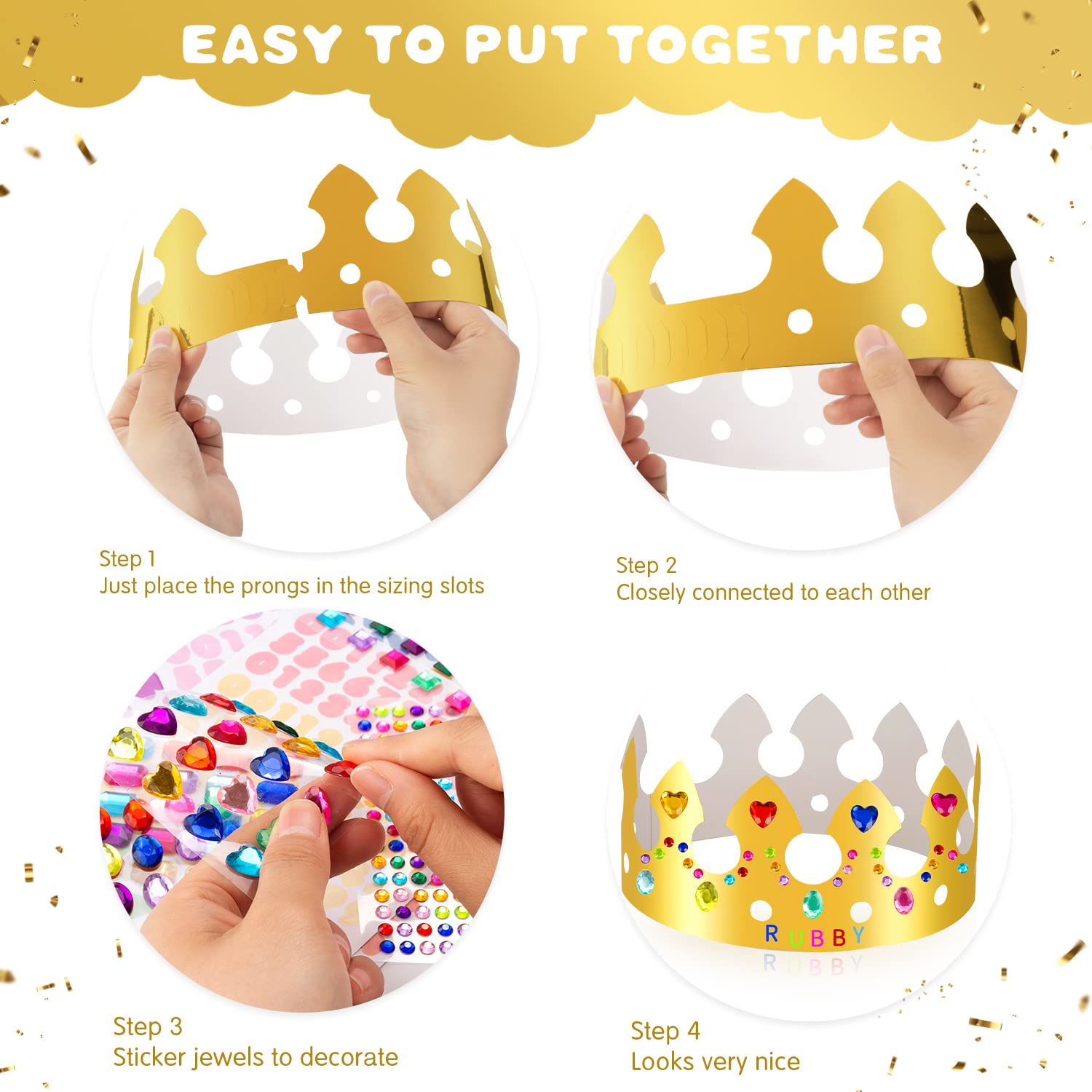 15 Crowns 13 Decorative Accessories for MGZTTHW kit