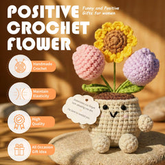 Crochet flower decoration from MHSMHL gift set