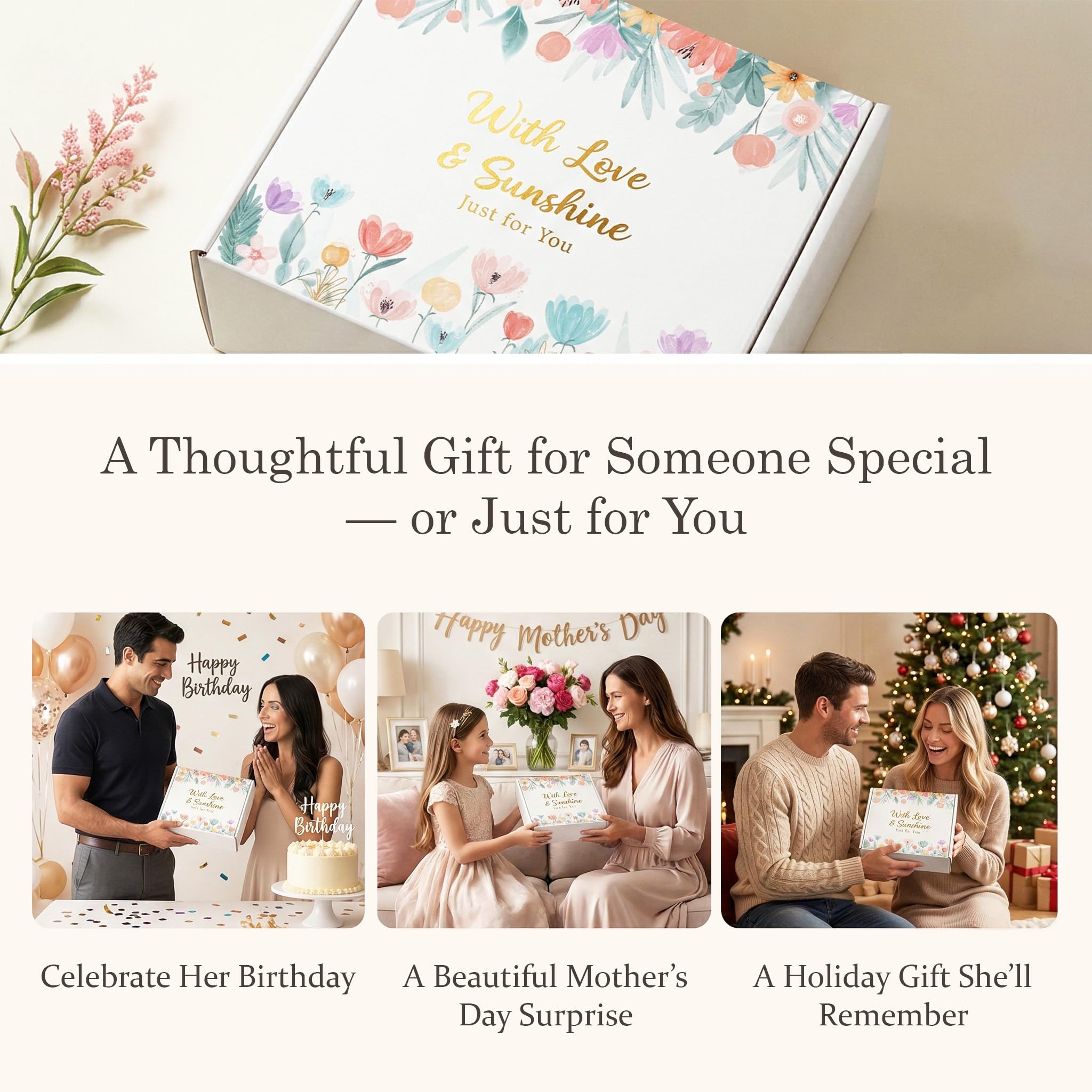 Ready to gift MHSMHL Mother's Day Easter birthday gift basket