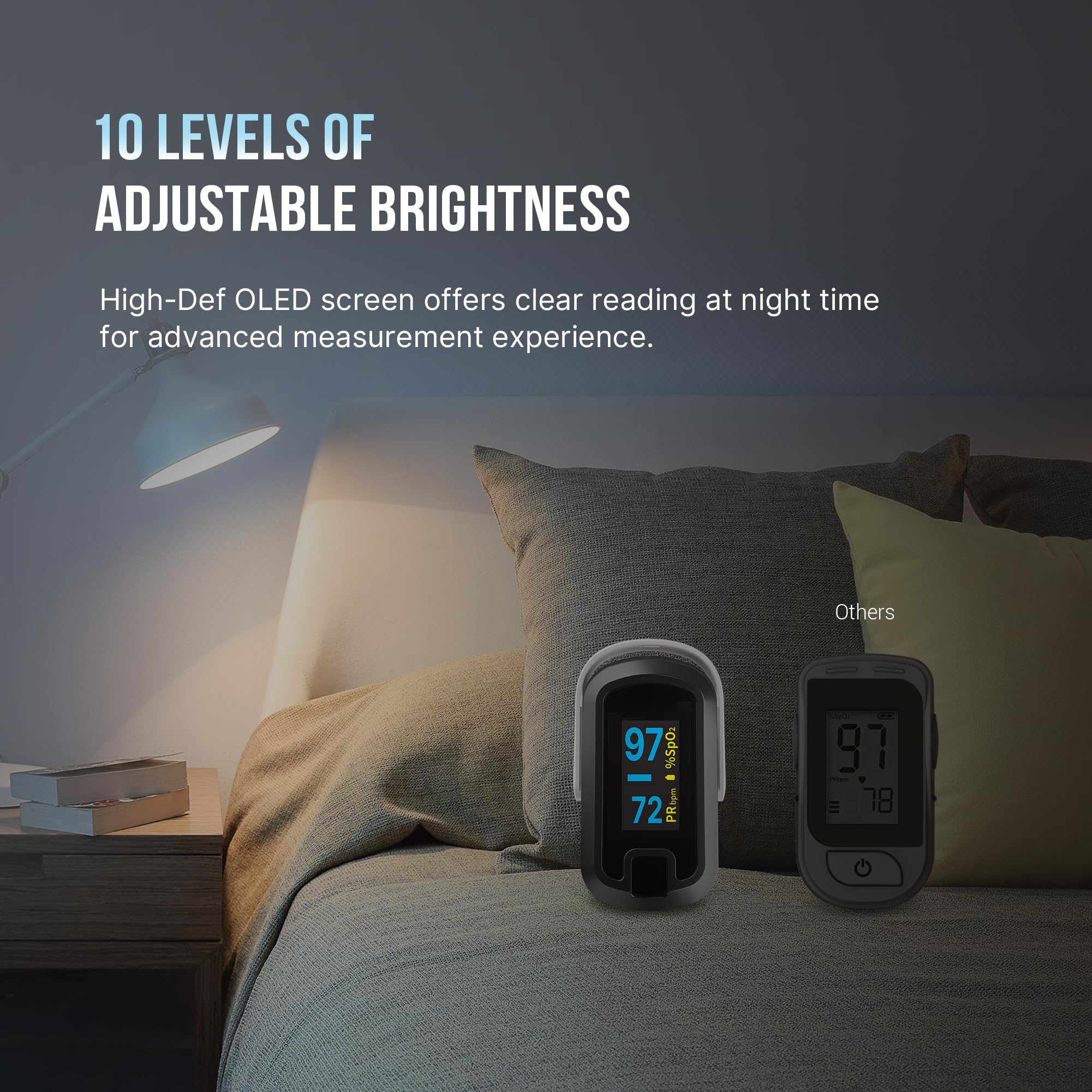 mibest oximeter carrying case and lanyard included